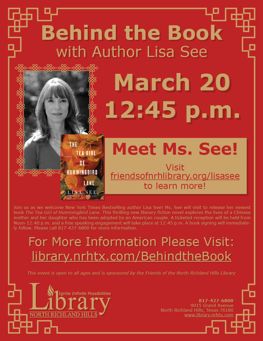 lisa see author event,